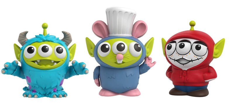 Pixar Alien Remix Toy Story Aliens Miguel, Sulley & Remy 3-Pack Toys, Disney Pixar Movie Character Figures