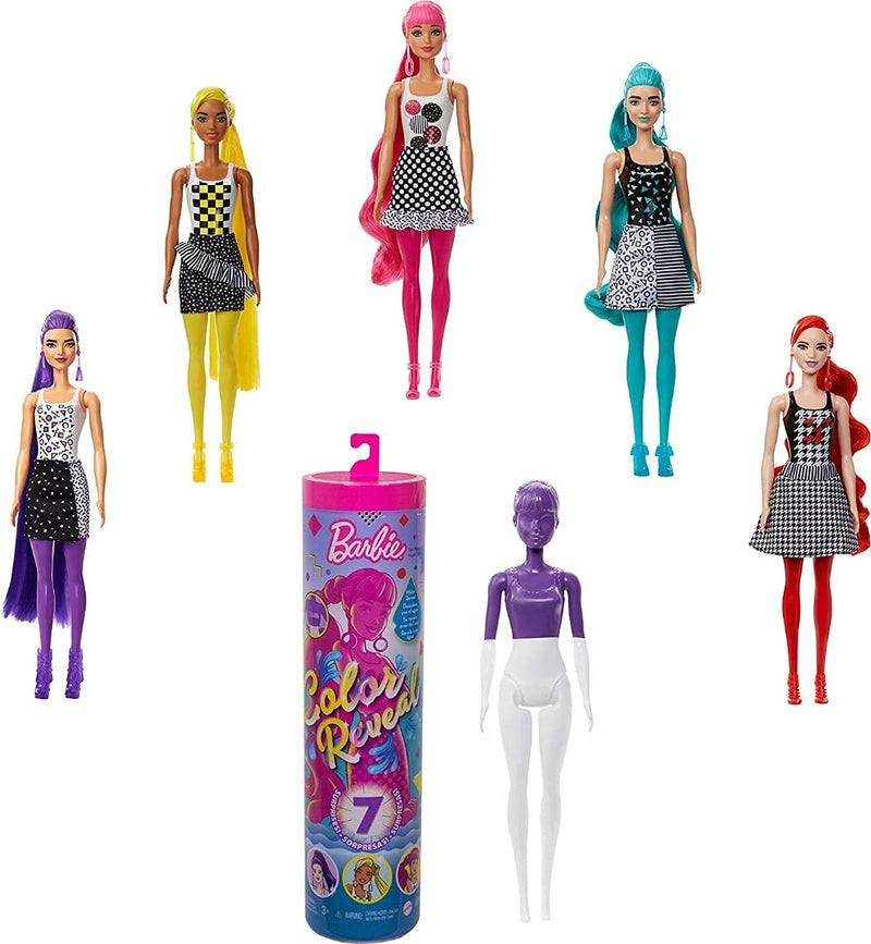 Barbie Color Reveal Doll with 7 Surprises