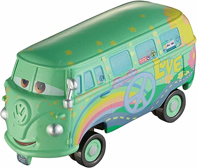 Disney Pixar Cars Die-cast Fillmore With New Expression Vehicle