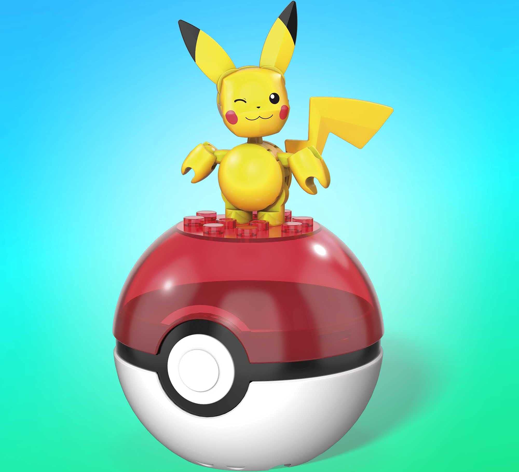 Mattel - Pokemon - Mega Construx Pokémon Pikachu conjunto de construção de  figura ㅤ, OUTRAS CONSTRUÇÕES