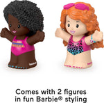 Barbie Swimming Figure Set by Fisher-Price Little People, 2-Pack of Toys