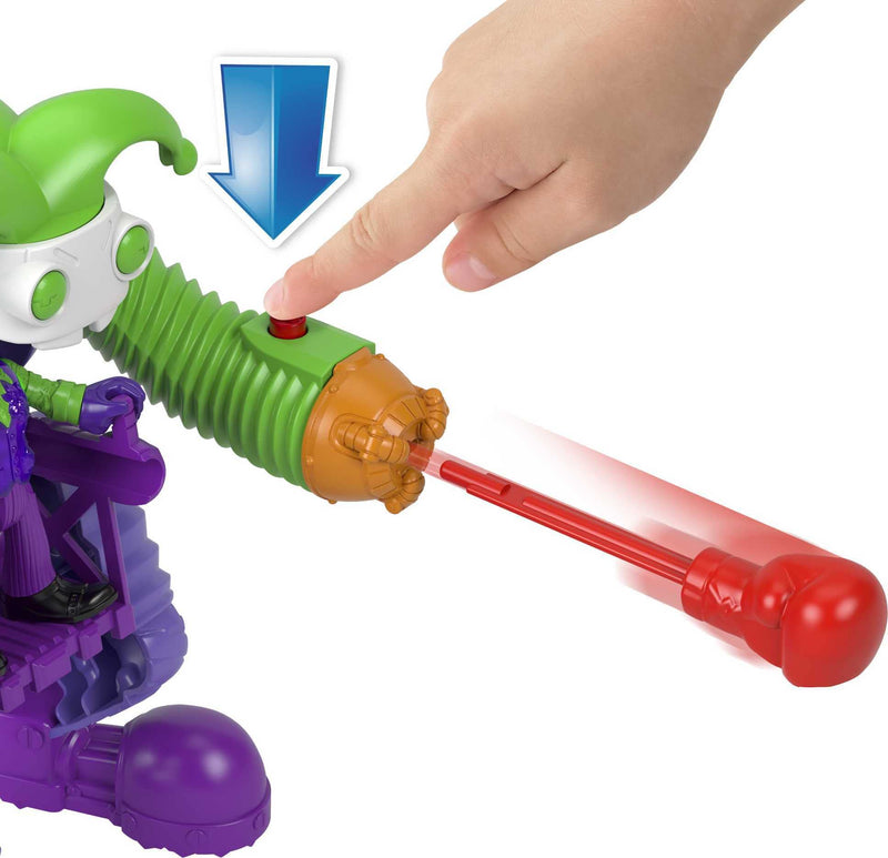 Fisher-Price Imaginext DC Super Friends The Joker Battling Robot, poseable Figure Set for Preschool Pretend Play