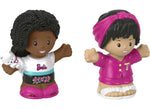 Barbie Sleepover Figure Set by Fisher-Price Little People, 2-Pack of Toys