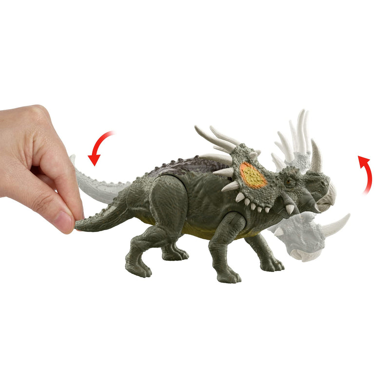 Jurassic World Fierce Force Styracosaurus Camp Cretaceous Authentic Dinosaur Strike Motion Action Figure