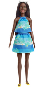 Barbie Loves The Ocean Beach-Themed Doll (11.5-inch Brunette), Made from Recycled Plastics