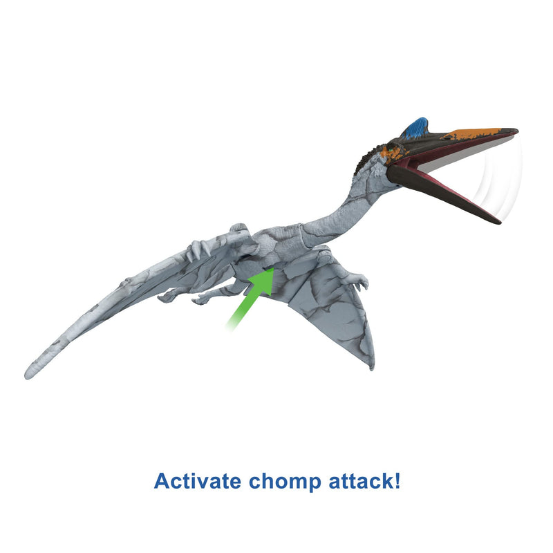 Jurassic World Dominion Massive Action Quetzalcoatlus Dinosaur Action Figure with Attack Movement
