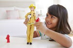Barbie Firefighter Playset with Blonde Doll (12-in/30.40-cm), Role-Play Clothing & Accessories