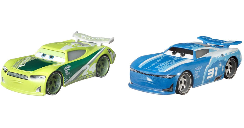 Disney Cars Toys and Pixar Cars 3, NG Vitoline & Triple Dent 2-Pack, 1:55 Scale Die-Cast Fan Favorite Character Vehicles for Racing and Storytelling Fun