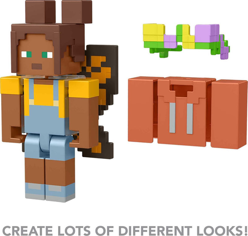 Minecraft Creator Series Fairy Wings Figure, Collectible Building Toy, 3.25-inch Action Figure with Accessories - Fairy Wings