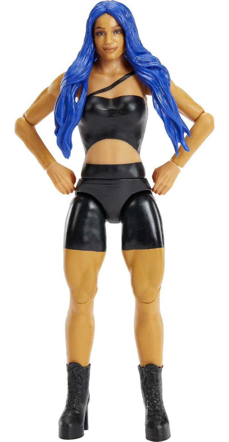 WWE Sasha Banks Basic Action Figure, Posable 6-inch Collectible