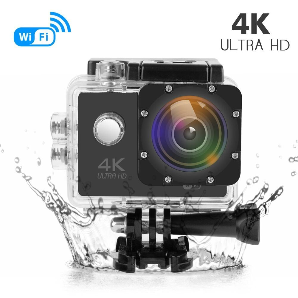 reducir desmayarse Caballo Action Camera 4K Ultra HD Waterproof Sports Camera Wifi 16MP 170 Degre –  Square Imports
