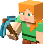 Minecraft Alex 3.25" scale Video Game Authentic Action Figure with Accessory and Craft-a-block