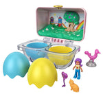 Polly Pocket Mystery Surprise Egg Carton - Pink Rainbow Playground Theme