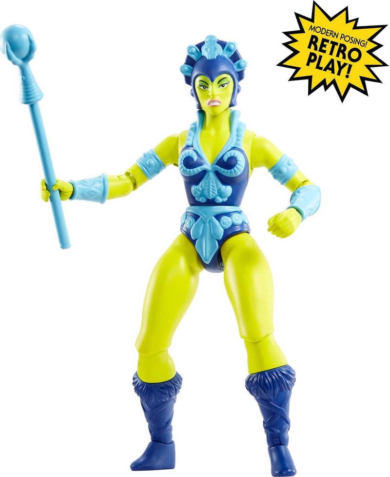 Masters of the Universe Origins Evil-Lyn 5.5-in Action Figure, Battle Figure for Storytelling Play and Display