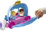 Disney Princess Cinderella’s Dancing Carriage by Little People, Toddler Toys, Transforming Carriage Vehicle and playset with Horse and Figures