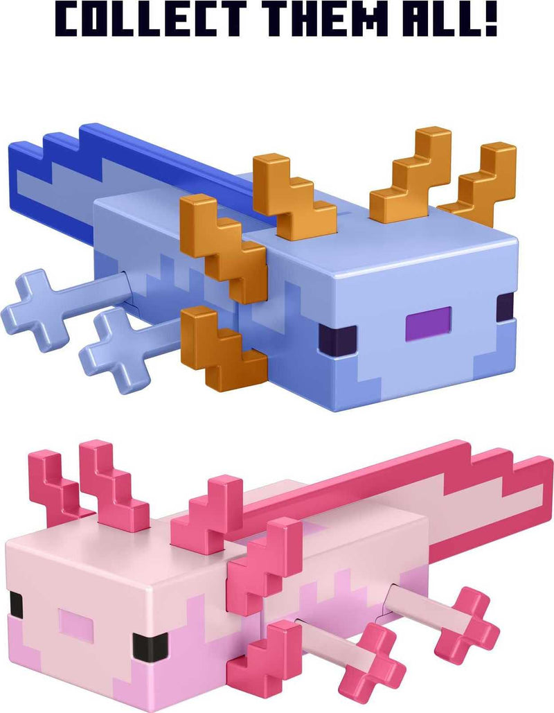 Minecraft Build-A-Portal Figures, 3.25-in Action Figure with Portal Piece & Accessory, Video Game-Inspired Building Toy