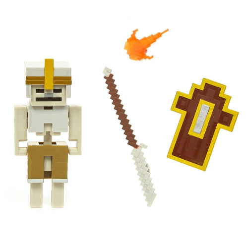 MINECRAFT  Dungeons 3.25-in Collectible Battle Figure and Accessories, Based on Video Game, Imaginative Story Play Gift for Boys and Girls Age 6 and Up