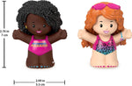 Barbie Swimming Figure Set by Fisher-Price Little People, 2-Pack of Toys