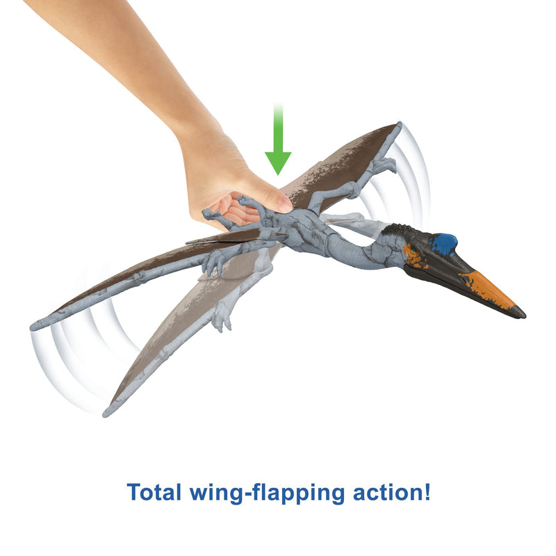 Jurassic World Dominion Massive Action Quetzalcoatlus Dinosaur Action Figure with Attack Movement