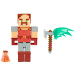 MINECRAFT Dungeons 3.25-in Collectible Battle Figure and Accessories, Based on Video Game, Imaginative Story Play Gift for Boys and Girls Age 6 and Up