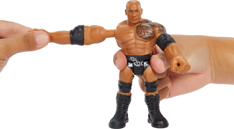 WWE Bend 'n Bash Posable The Rock Action Figure 5.5-inch