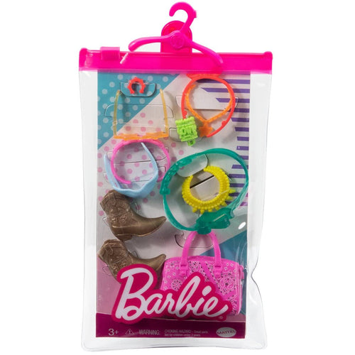 Barbie Accessories Western Pack With 11 Storytelling Pieces For Barbie Dolls