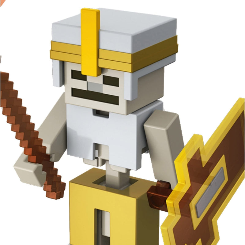 MINECRAFT  Dungeons 3.25-in Collectible Battle Figure and Accessories, Based on Video Game, Imaginative Story Play Gift for Boys and Girls Age 6 and Up