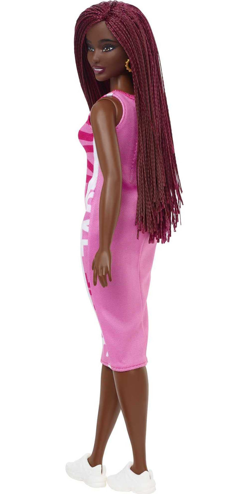Barbie Fashionistas Doll 186 Curvy Crimson Braids Sleeveless