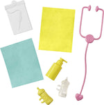 Barbie Baby Doctor Playset with Blonde Doll, 2 Infant Dolls, Exam Table and Accessories, Stethoscope, Chart and Mobile