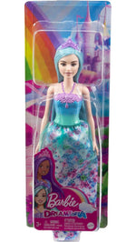 Barbie Dreamtopia Princess Doll (Petite, Turquoise Hair), with Sparkly Bodice, Princess Skirt and Tiara