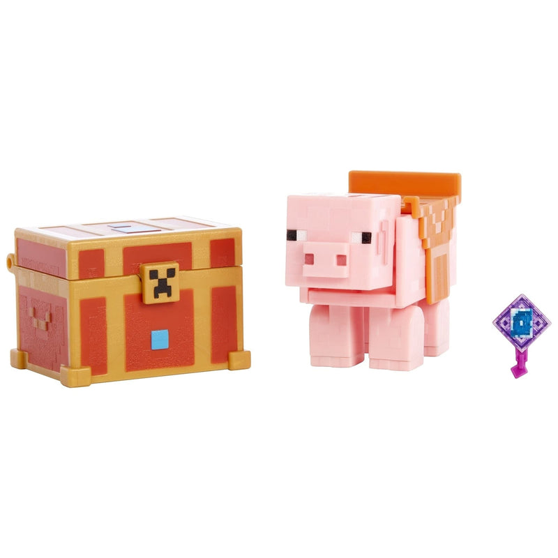 MINECRAFT Dungeons 3.25-in Collectible Battle Figure and Accessories, Based on Video Game, Imaginative Story Play Gift for Boys and Girls Age 6 and Up