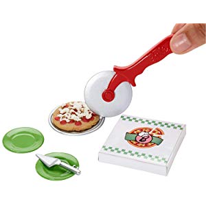 Barbie cooking & baking pizza sales making chef doll & play set