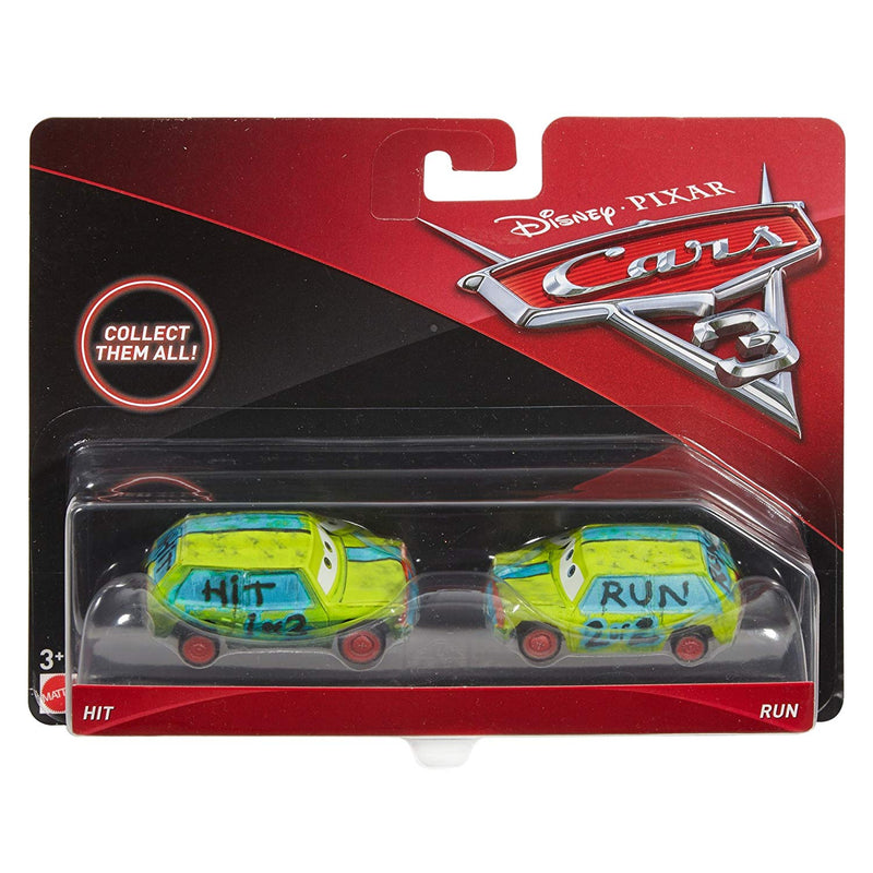 Cars Hit & Run Vehicle, 2 Pack