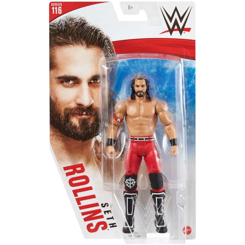 WWE Seth Rollins Action Figure, Posable 6-in Collectible for Ages 6 Years Old & Up