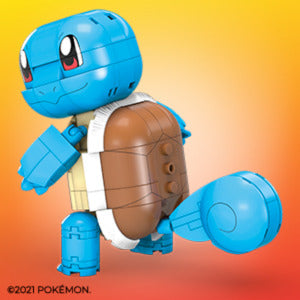 MEGA Pokemon Building Toy Kit Build & Show Squirtle (199 Pieces) for Kids