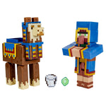 Mattel Minecraft Craft-a-Block 2-Pk, Action Figures & Toys to Create, Explore and Survive, Authentic Pixelated Designs, Collectible Gifts for Kids Age 6 Years and Up