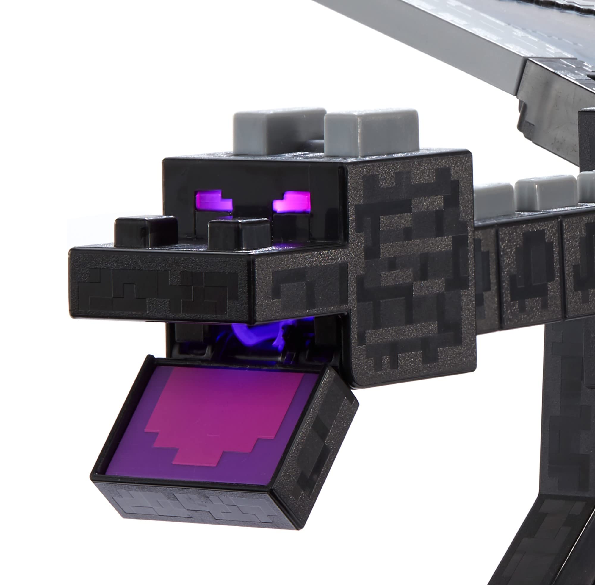 Mattel Minecraft Ultimate Ender Dragon Figure, 20-in Mist-Breathing  Creature, Plus 3.25-in Color-Change Steve Figure, Weapon, Amor and Battle