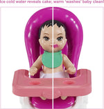 Barbie Skipper Babysitters Inc. Dolls & Playset with Babysitting Doll, Color-Change Baby Doll, High Chair & Party-Themed Accessories for Kids 3 to 7 Years Old