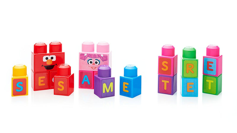 Mega Bloks Lets Build Sesame Street Buildable Playset Square Imports