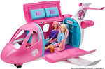 Barbie Dreamplane Airplane Toys Playset with 15+ Accessories Including Puppy, Snack Cart, Reclining Seats and More