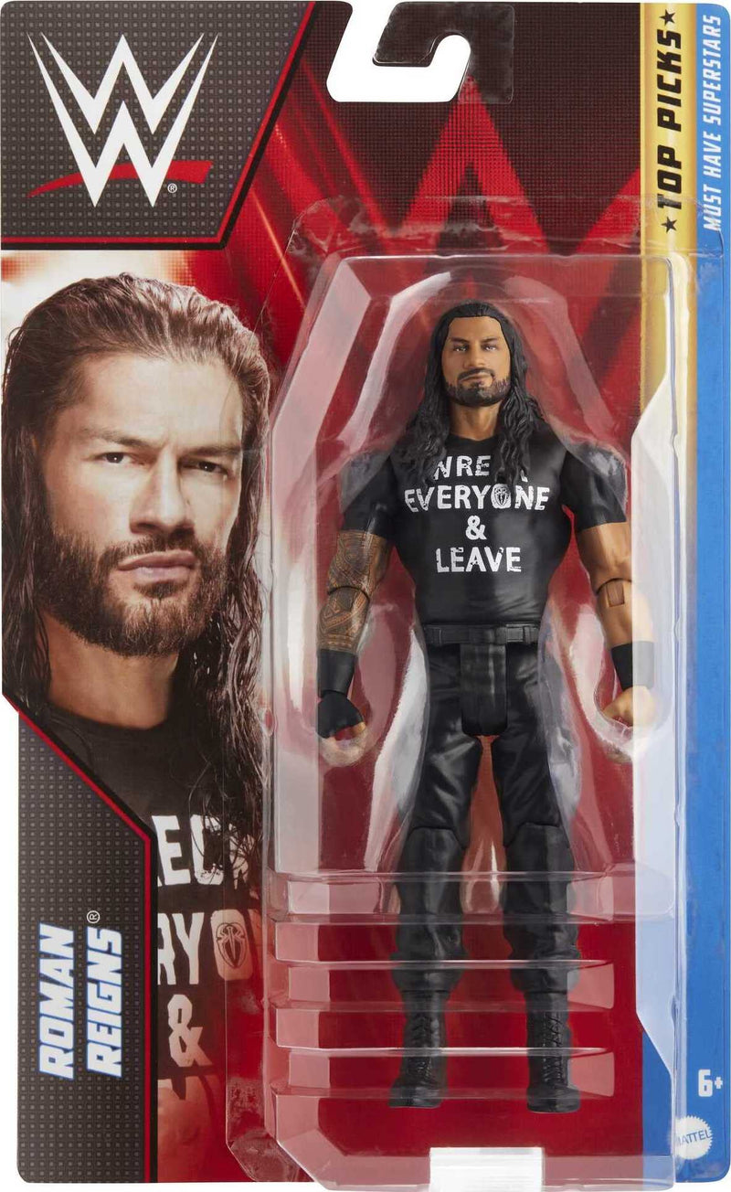 WWE Top Picks Action Figures, 6-Inch Posable Collectible