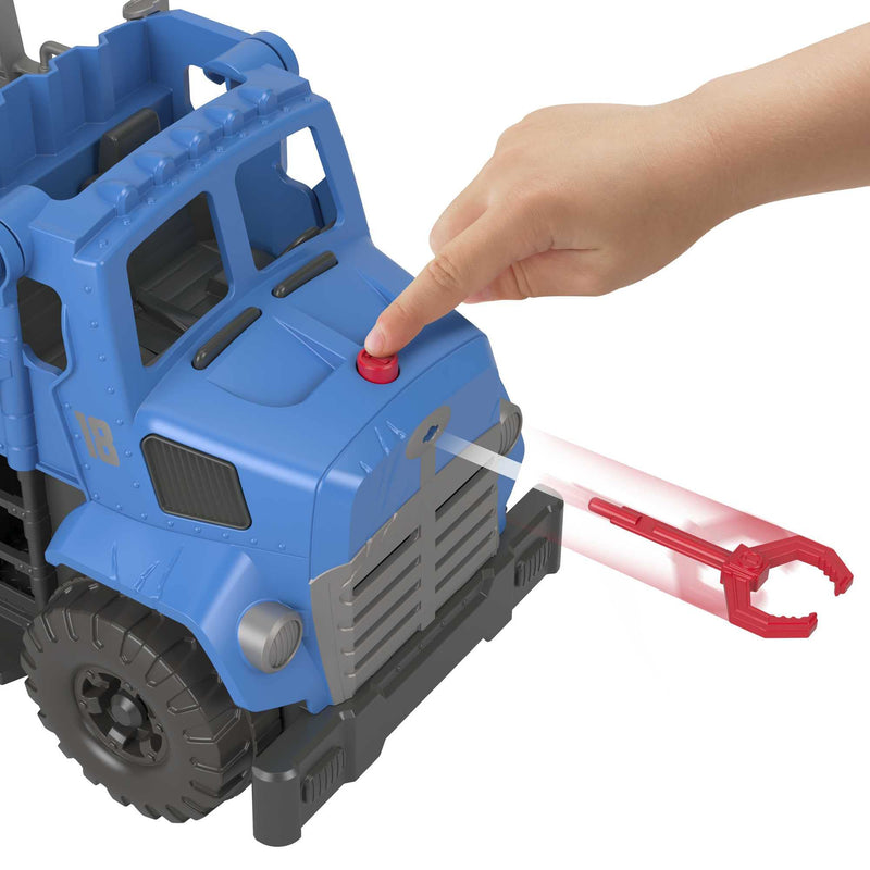 Fisher-Price Imaginext Jurassic World Dominion Break Out Dino Hauler, T. Rex Dinosaur and Vehicle Set