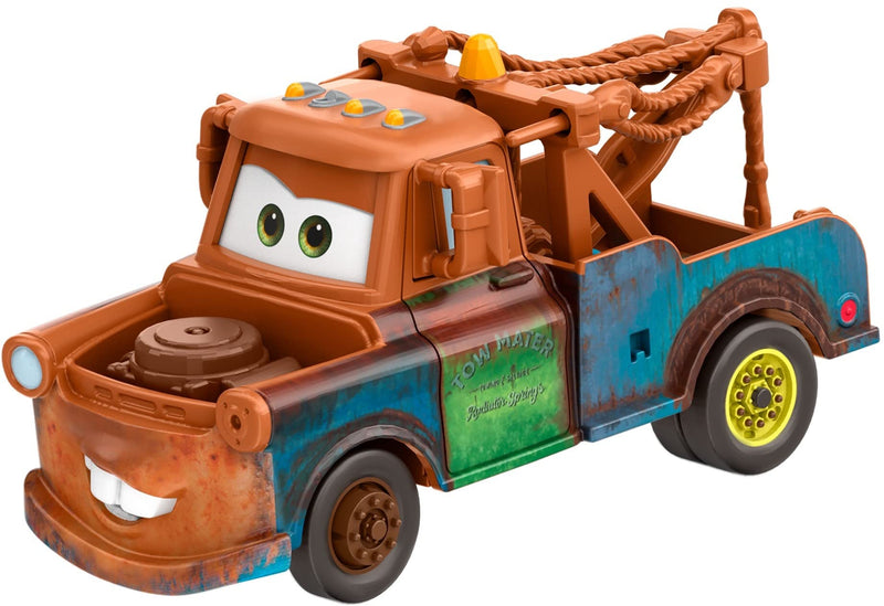 Disney Cars Toys and Pixar Cars 3, Mater & Lightning McQueen 2-Pack, 1:55 Scale Die-Cast Fan Favorite Character Vehicles for Racing and Storytelling Fun
