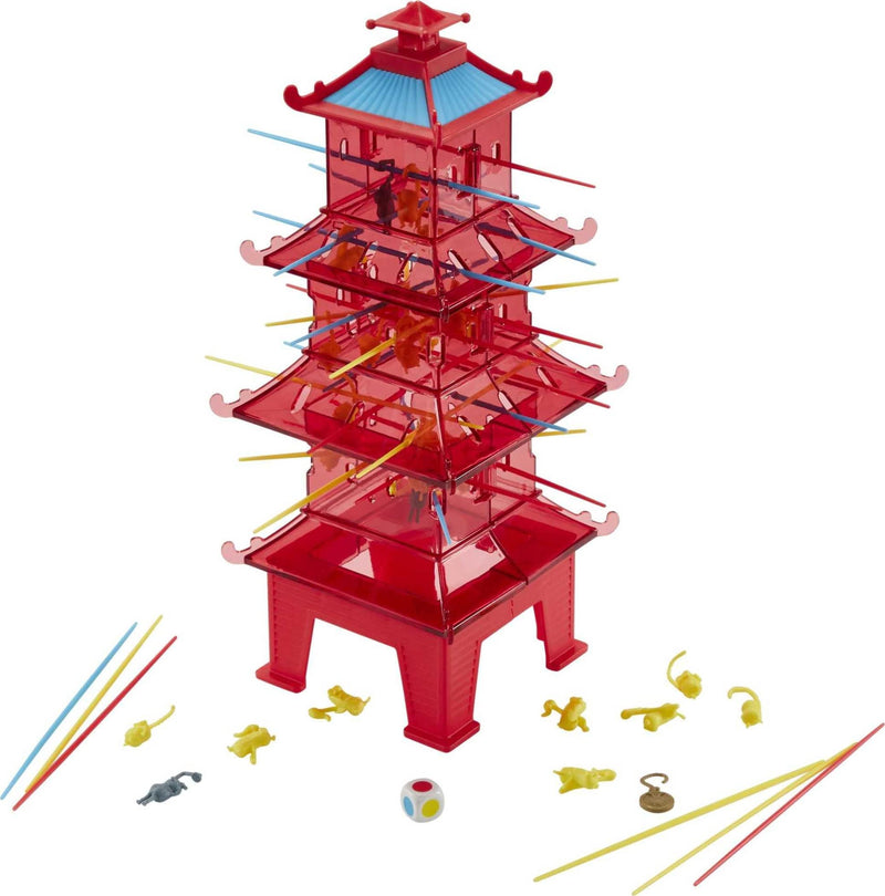 Kerplunk Kids Game Featuring Illumination's Minions: The Rise of Gru with Minions Game Pieces and Pagoda Tower
