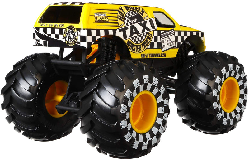 Hot Wheels Monster Truck 1:24 Scale Taxi Vehicle