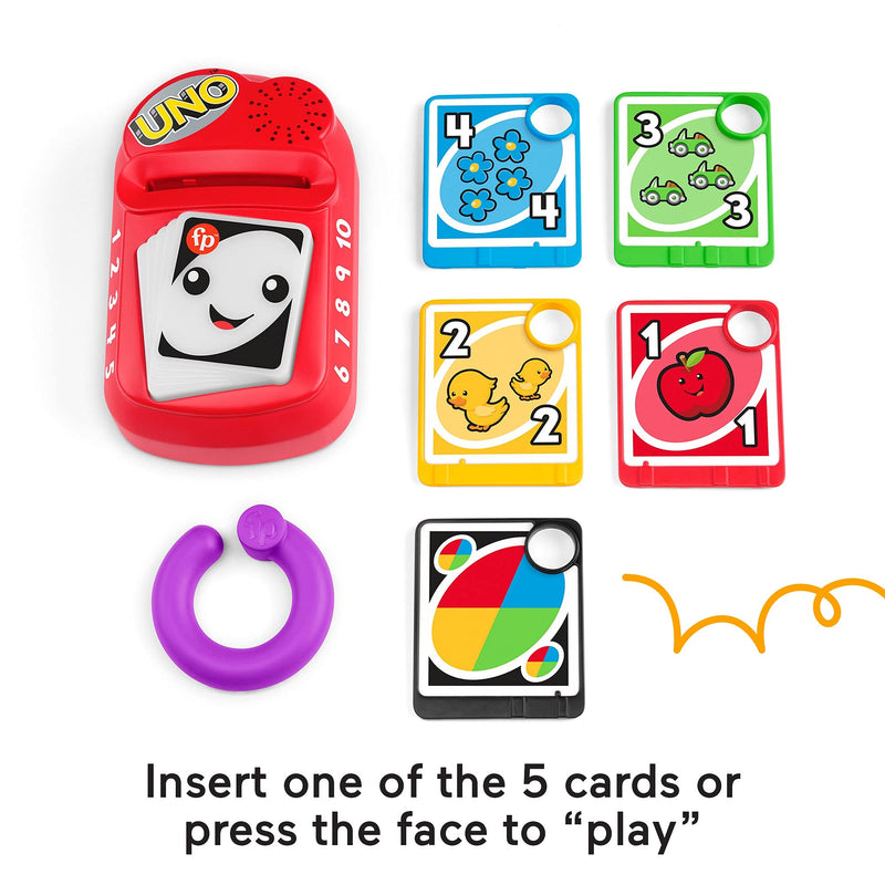 Fisher-Price Laugh & Learn Counting and Colors UNO, Electronic Learning Toy with Lights and Music