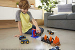 Hot Wheels Monster Trucks Fire Through Hero Playset