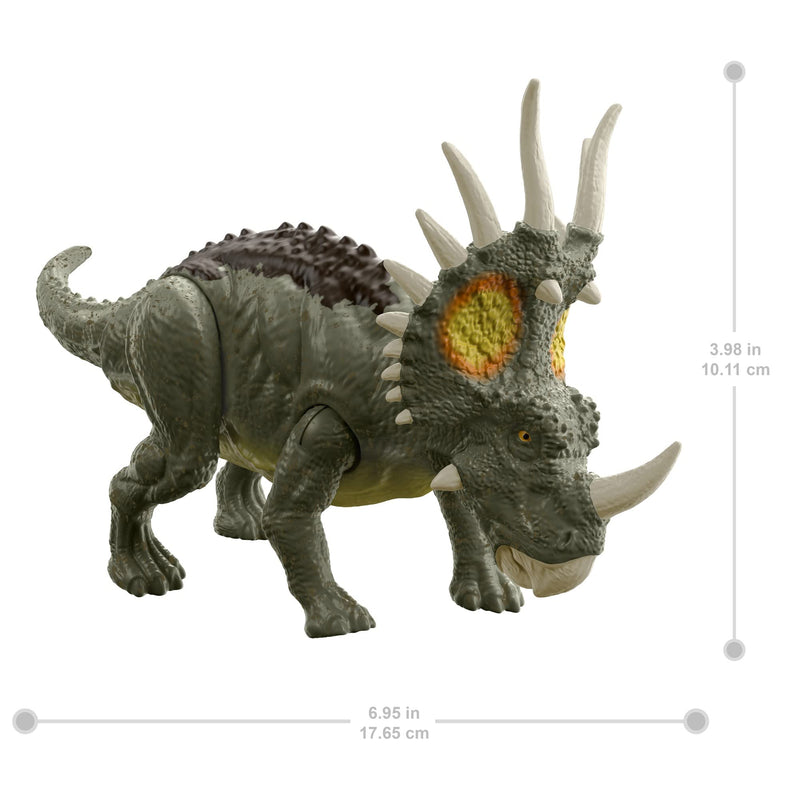 Jurassic World Fierce Force Styracosaurus Camp Cretaceous Authentic Dinosaur Strike Motion Action Figure