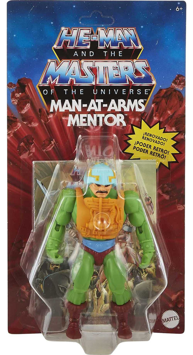 Masters of the Universe Origins Man-at-Arms 5.5-in Action Figure, Battle Figure for Storytelling Play and Display
