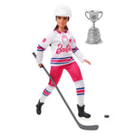 Barbie Winter Sports Hockey Player Brunette Doll & Curvy Shape